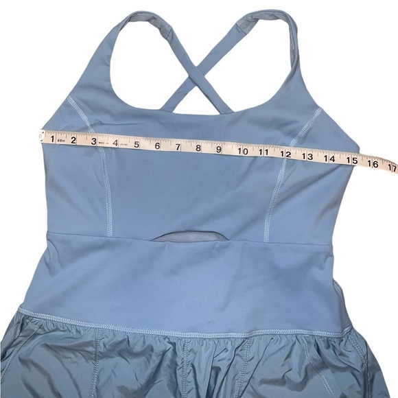 {NWOT Free People FP Movement Righteous Onesie Full Length Jumpsuit Blue M} - Picture 7 of 8